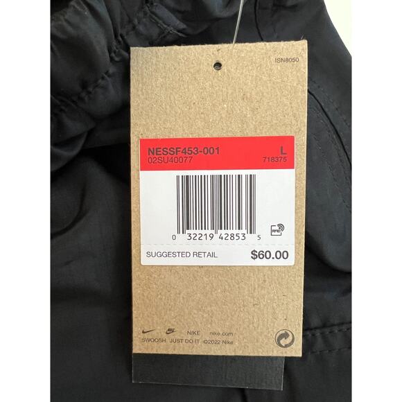 Nike Swim Voyage Cargo Woven Shorts Men's Size L NESSF453 001 Black New - Picture 14 of 16